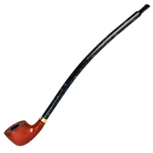 15 Shire Pipes Curved Pear Cherry Wood Tobacco Pipe Long Bl A 1