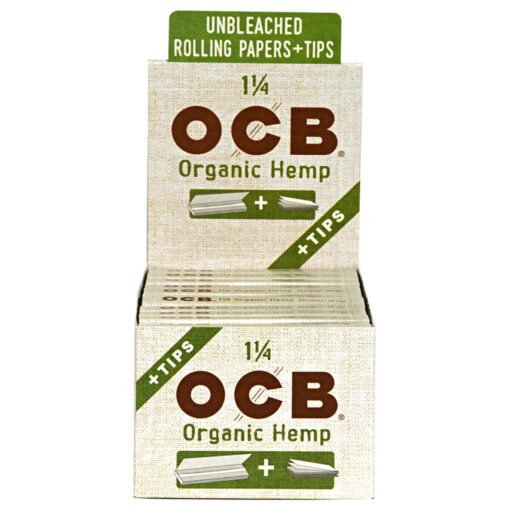OCB Organic Hemp Papers Tips 32pk Q1 1