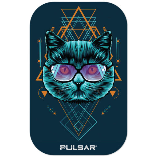 Pulsar Magnetic Rolling Tray Lid Sacred Cat Geometry A 1