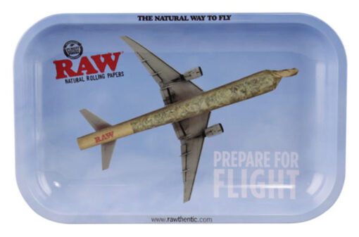 RAW Rolling Tray Prepare for Flight 11x7 Small media 1