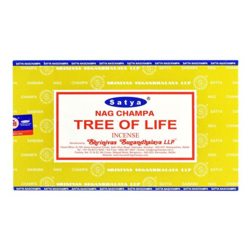 Satya 15g Incense Sticks 12pk Tree of Life 1