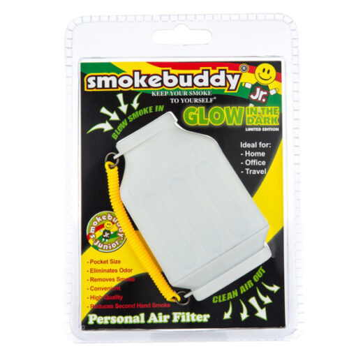 Smokebuddy Glow In The Dark Personal Air Filter White Small 1