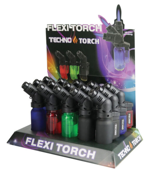 Techno Torch Flexi Torch 4.5 Asst Colors 15pc Display media 1
