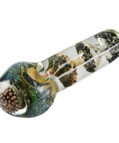 Fritted Glass Spoon Pipe