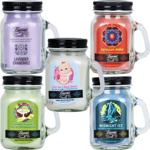 Beamer Candle Smoke Killer Style Mini Mason Jar Candle