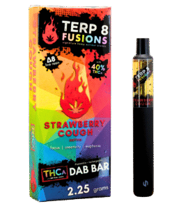 2.25-Gram Strawberry Cough THCA + D8 Live Resin Disposable Dab Bar