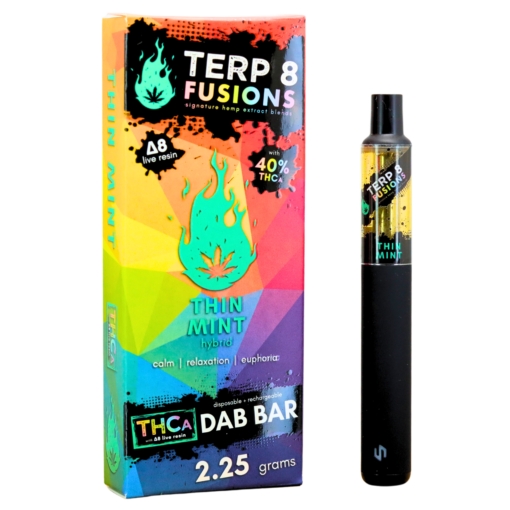 2.25-Gram Thin Mint THCA + D8 Live Resin Disposable Dab Bar
