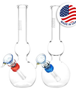 Phoenix Rising Classic Double Bubble Water Pipe - 8"/Colors Vary