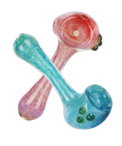 Eloquent Resplendence Glass Spoon Pipe - 3.5" / Colors Vary