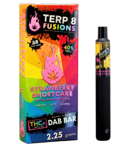 2.25-Gram Strawberry Shortcake THCA + D8 Live Resin Disposable Dab Bar