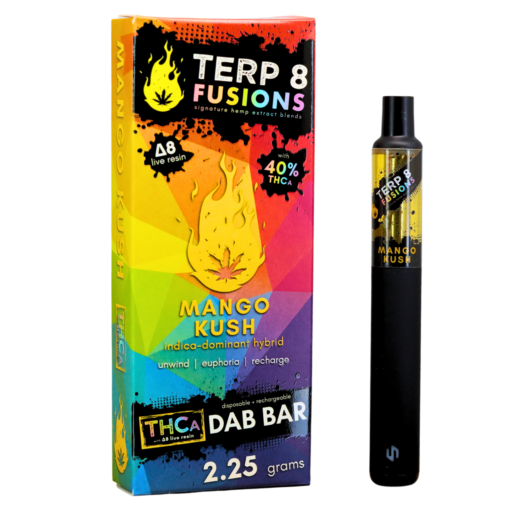 2.25-Gram Mango Kush THCA + D8 Live Resin Disposable Dab Bar