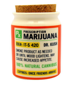 Prescription Ceramic Stash Jar