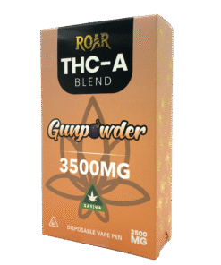 Roar THC-A Blend Disposable Vape 3500MG - Gunpowder (Sativa)