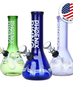 Phoenix Rising Beaker Base Water Pipe - 7"