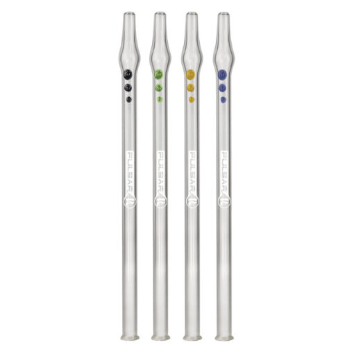 Pulsar Glass Vapor Straw - 10" / Colors Vary