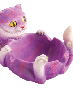 Trippy Cat Polyresin Ashtray - 5.5"x4"
