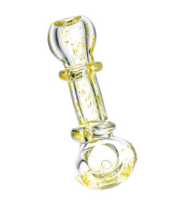 Shattered Reflections Clear Glass Hand Pipe