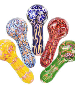 Pulsar Groovy Galore Spoon Pipe -4"/5pcs