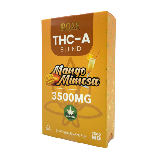 Roar THC-A Blend Disposable Vape 3500MG - Mango Mimosa (Hybrid)