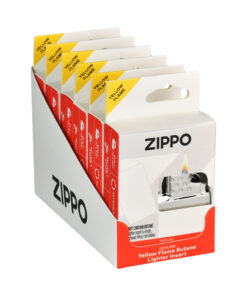 Zippo Yellow Flame Butane Lighter Insert 6pcs