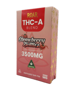 Roar THC-A Blend Disposable Vape 3500MG - Strawberry Zkittlez (Sativa)