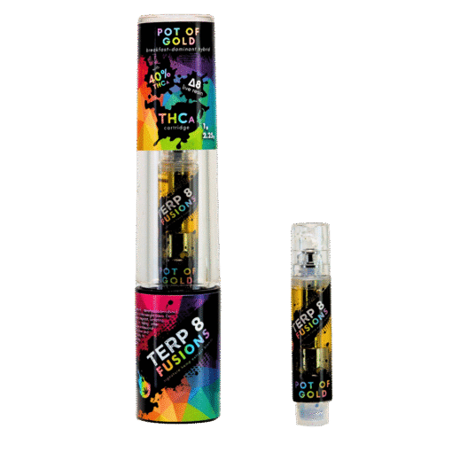 Pot of Gold 1g THCA + D8 Live Resin Cartridge | Terp 8