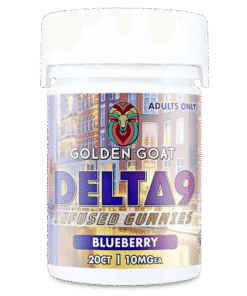 Delta 9 Infused Gummy Squares – Blueberry