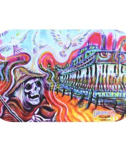Grateful Dead x Pulsar Magnetic Rolling Tray Lid - Steamboat / 11" x 7"