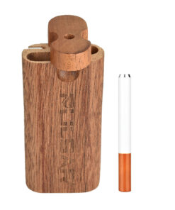 Pulsar Straight Wood Twist Top Dugout - 4" / Sapele
