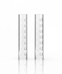 HOLLOW QUARTZ PILLARS WITH HOLES (2PK)