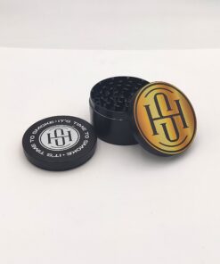 High Society - 4 PC 63mm Ceramic Teflon Coated Grinder - Gold