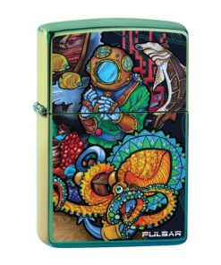 Pulsar Psychedelic Ocean Zippo Lighter