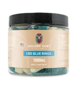 CBD Gummies 1000MG - Blue Raspberry Rings