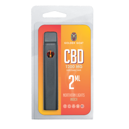 CBD Rechargeable Vape Device 1200MG, Northern Lights (Indica)