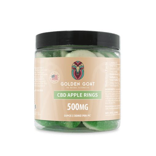 CBD Gummies 500MG - Apple Rings