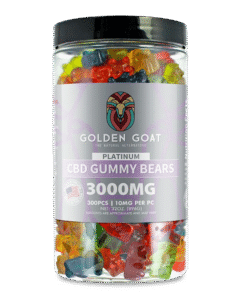 Platinum CBD Gummies 3000mg - Clear Bears