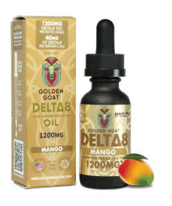 Delta-8 Oil, 1200mg – Mango – 30ml, 1oz.