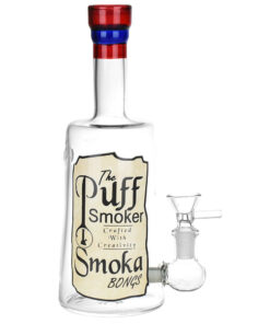Hard Liquor Glass Water Pipe - 8.75" / 14mm F