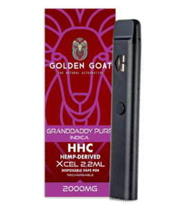 HHC Vape Device, 2000mg, Rechargeable/Disposable - Grand Daddy Purp