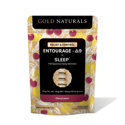 Gold Naturals Entourage Δ9 x Sleep Gummy