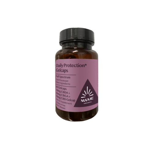 CBGA+CBDA+CBD Daily Protection* Gelcaps - 60 count bottle