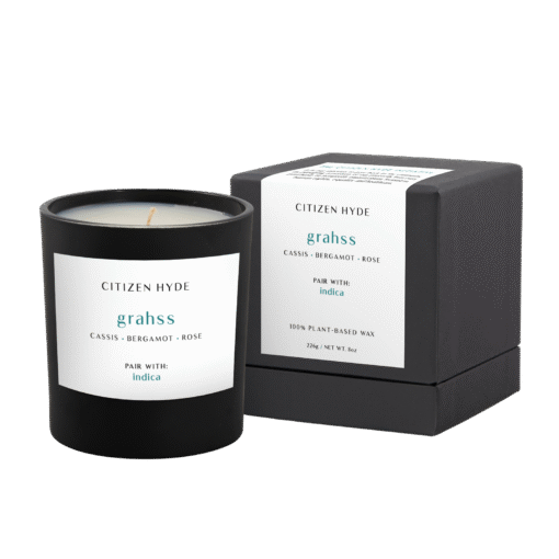 Grahss Ciziten Hyde Candle, Pair with Indica