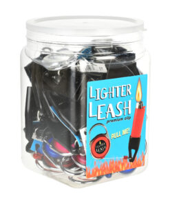Premium Lighter Leash w/Mini Carabiner Display - 30pc