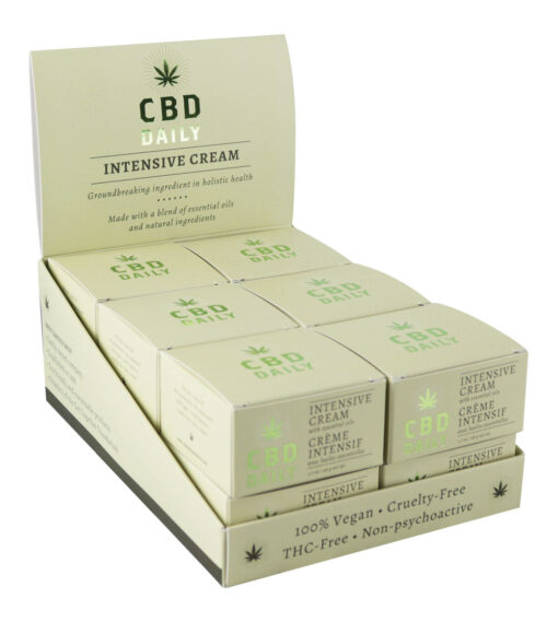 Earthly Body CBD Daily Intensive Cream - 1.7oz 12pcs