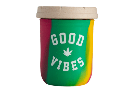 STASH X Good Vibes Rasta Tie-Dye 16oz Jar