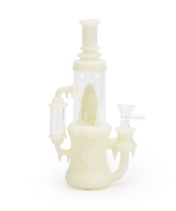 Ritual - 8.5'' Silicone Rocket Recycler - UV Titanium White