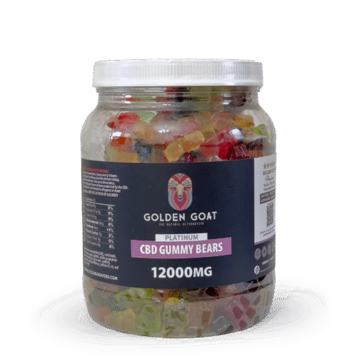 CBD Platinum Gummies - Clear Bears 12000MG