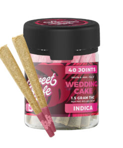 Sweet Lyfe 40 Pack of Joints D8+HHC+THCP - 1.5g per Joint - Wedding Cake - Indica