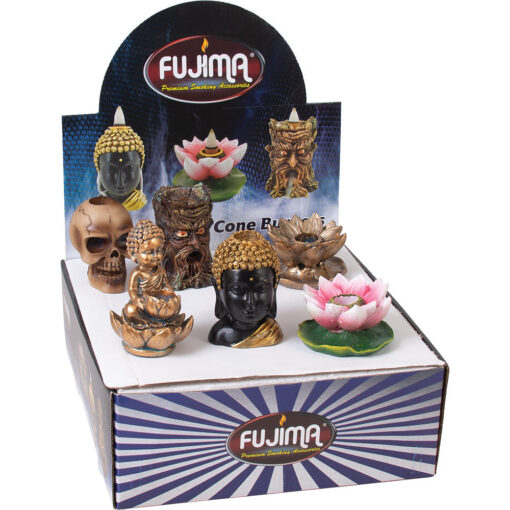 Fujima Mini Backflow Incense Burner -  6pcs