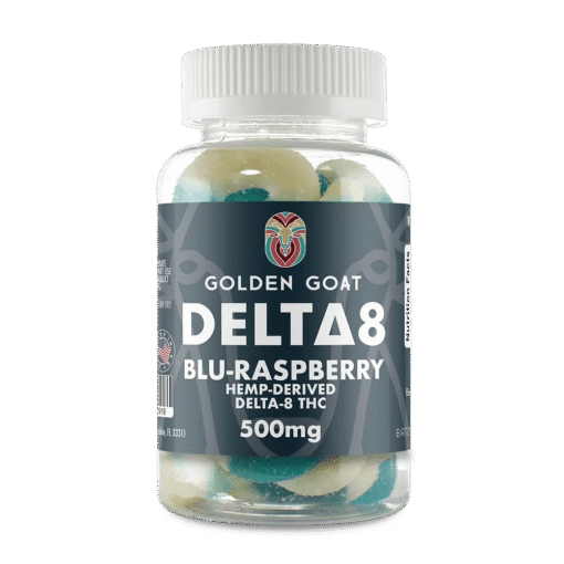 Delta 8 Gummies 500mg - Blue Raspberry Rings